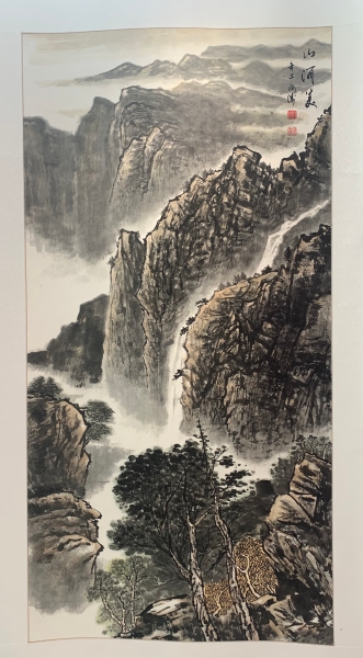 06绘画作品二等奖 1.作品名称《山河美》 2.作者：宋海涛 3.报送单位：运营公司 4.工作单位：铁岭分公司 5.部门：路安部 6.岗位：巡查员 