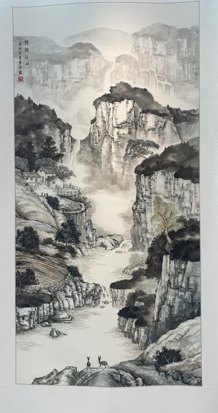 09绘画作品三等奖 1.作品名称《锦绣江山》 2.作者：路声宁 3.报送单位：设计院 4.工作单位：建筑与轨道交通设计分院 5.岗位：工程师 